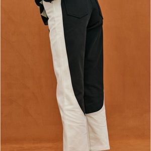 SOLD: Source Unknown: Colorblock pants (NEW NOT WORN)
